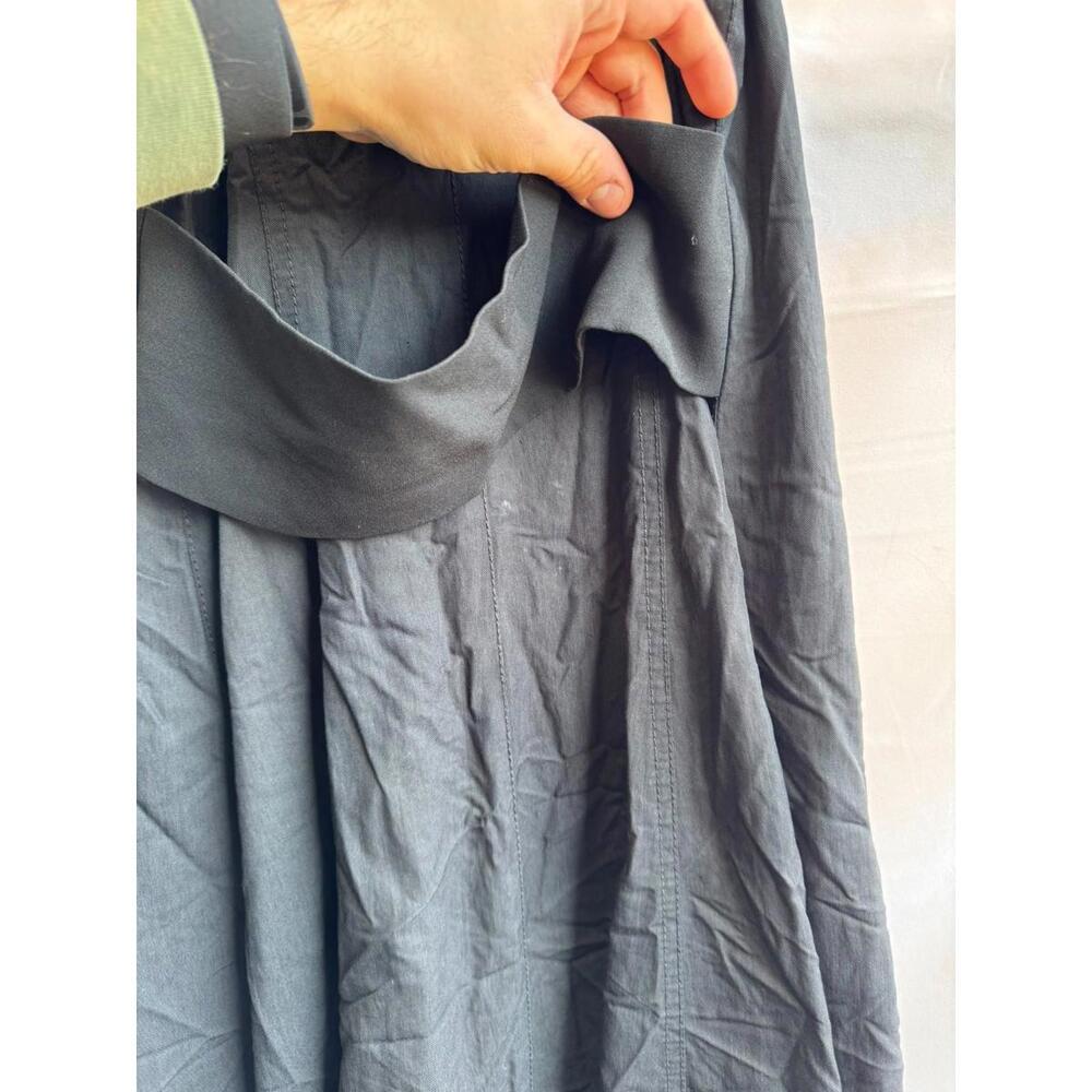 Proenza Schouler White Label Rumbled Button Front Dress Black Size 2 (READ) - Picture 14 of 15